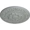 Ekena Millwork Sydney Ceiling Medallion (Fits Canopies up to 5 3/4"), 27 3/4"OD x 2"P, Primed White CM27SY - alternate 3